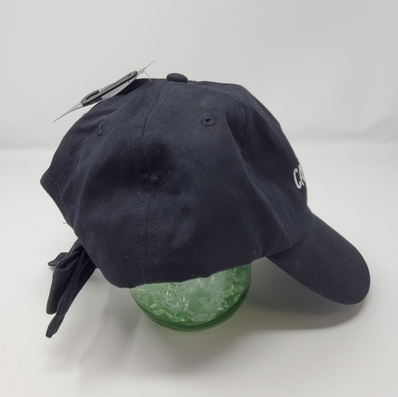 NWT TORRID BLACK SASSY "CAN YOU NOT" BOW TIE BASEBALL HAT WOMEN OS 100% COTTON - Picture 6 of 12